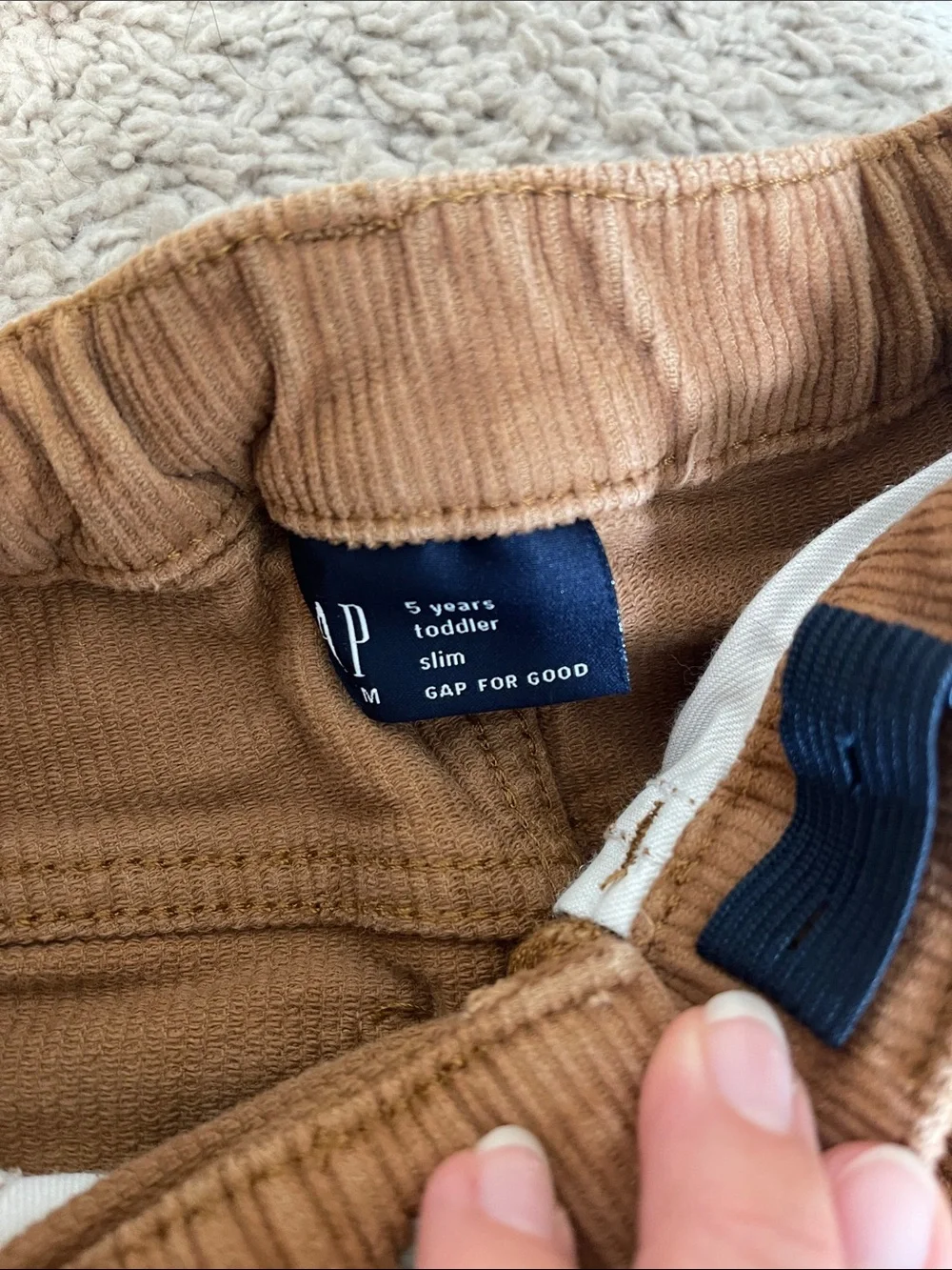 GAP Kids Corduroy Jeans in Black and Brown